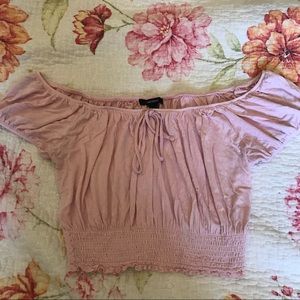 baby pink blouse